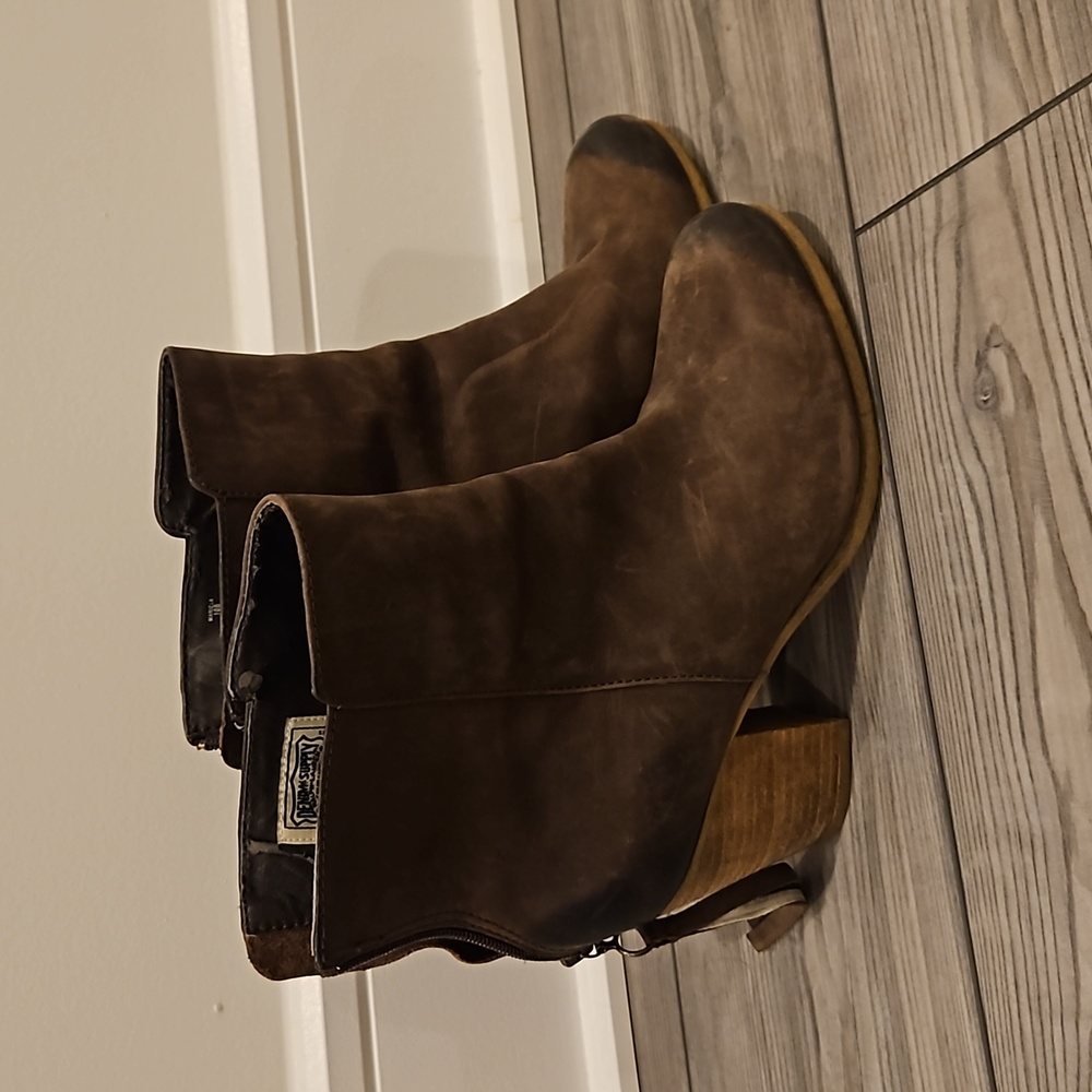 Vintage Ralph Lauren Denim and Supply Suede ankle boots